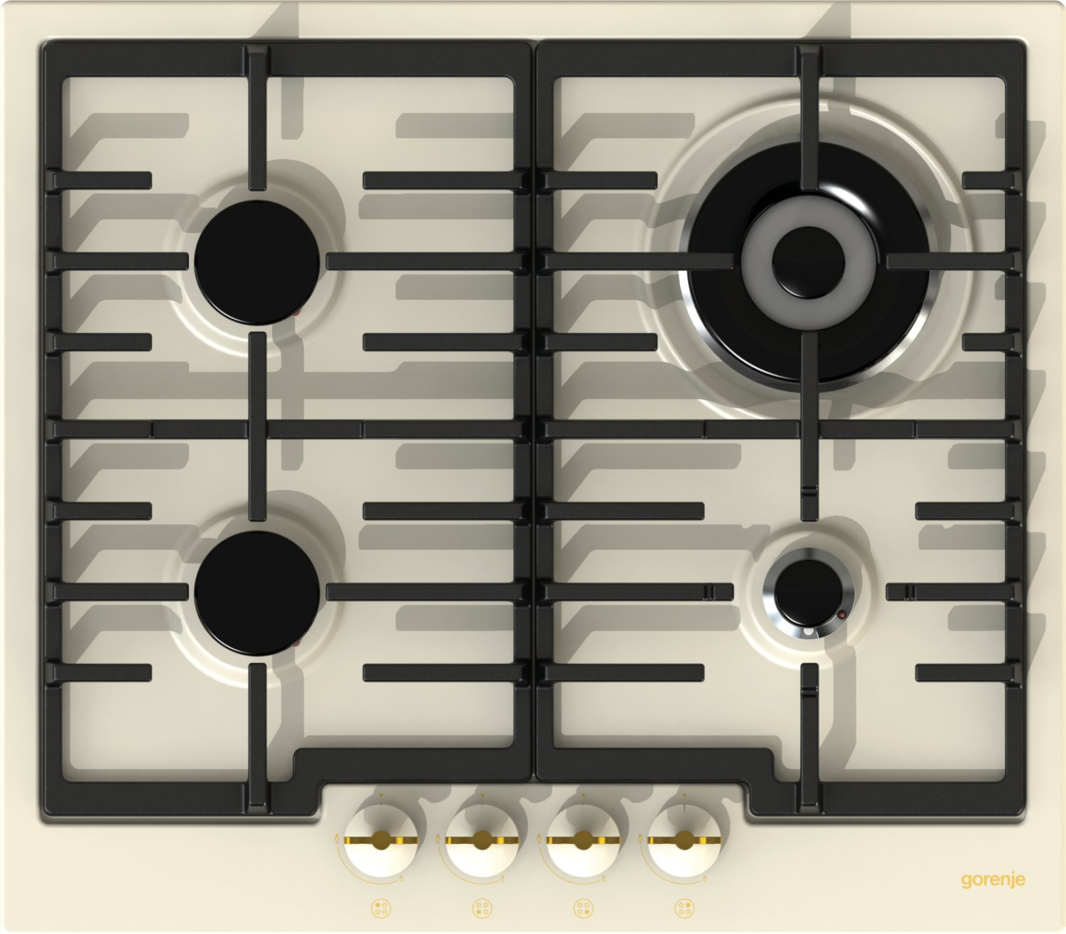 Gorenje G6N50RW hob Beige Built-in Gas 4 zone(s)