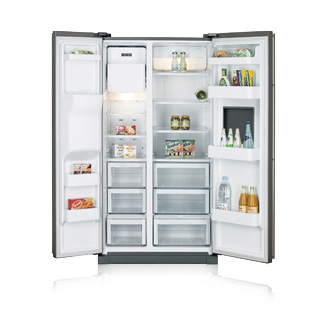 Samsung RSA1ZTMG side-by-side refrigerator Freestanding – image 2