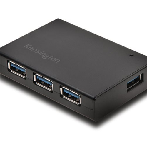Kensington UH4000C USB 3.0 4-Port Hub & Charger — Black – image 7