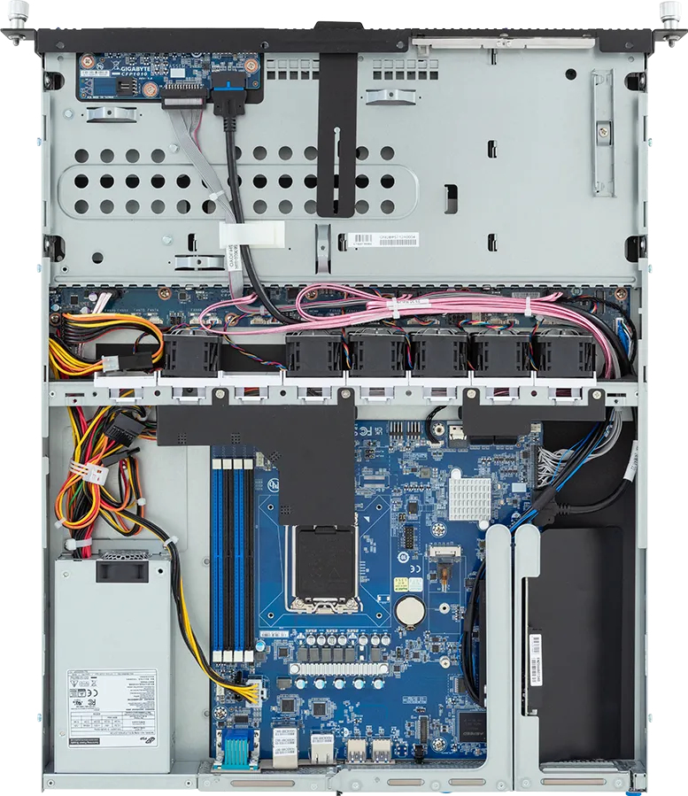 GIGABYTE R123-X00-AA01 Intel C262 LGA 1700 Rack (1U) Black, Steel – image 3