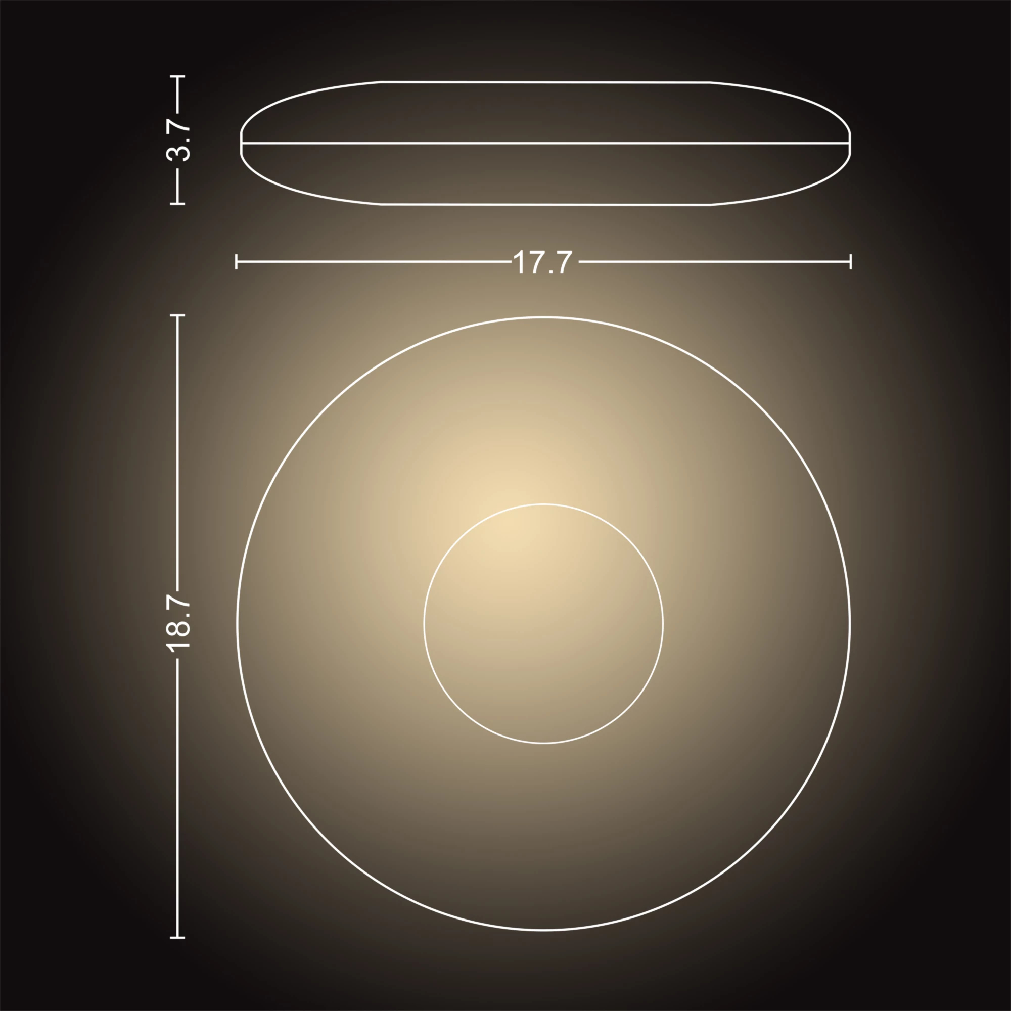 Philips by Signify Philips Hue White ambience 4096730U9 Smart ceiling light Bluetooth/Zigbee – image 3