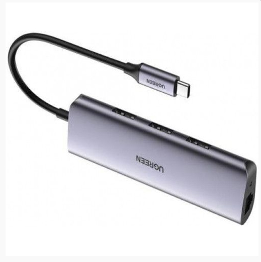 Ugreen 60717 interface hub USB 3.2 Gen 1 (3.1 Gen 1) Type-A + Type-C 1000 Mbit/s
