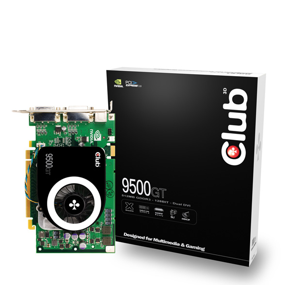 CLUB3D 9500GT 512MB GDDR3