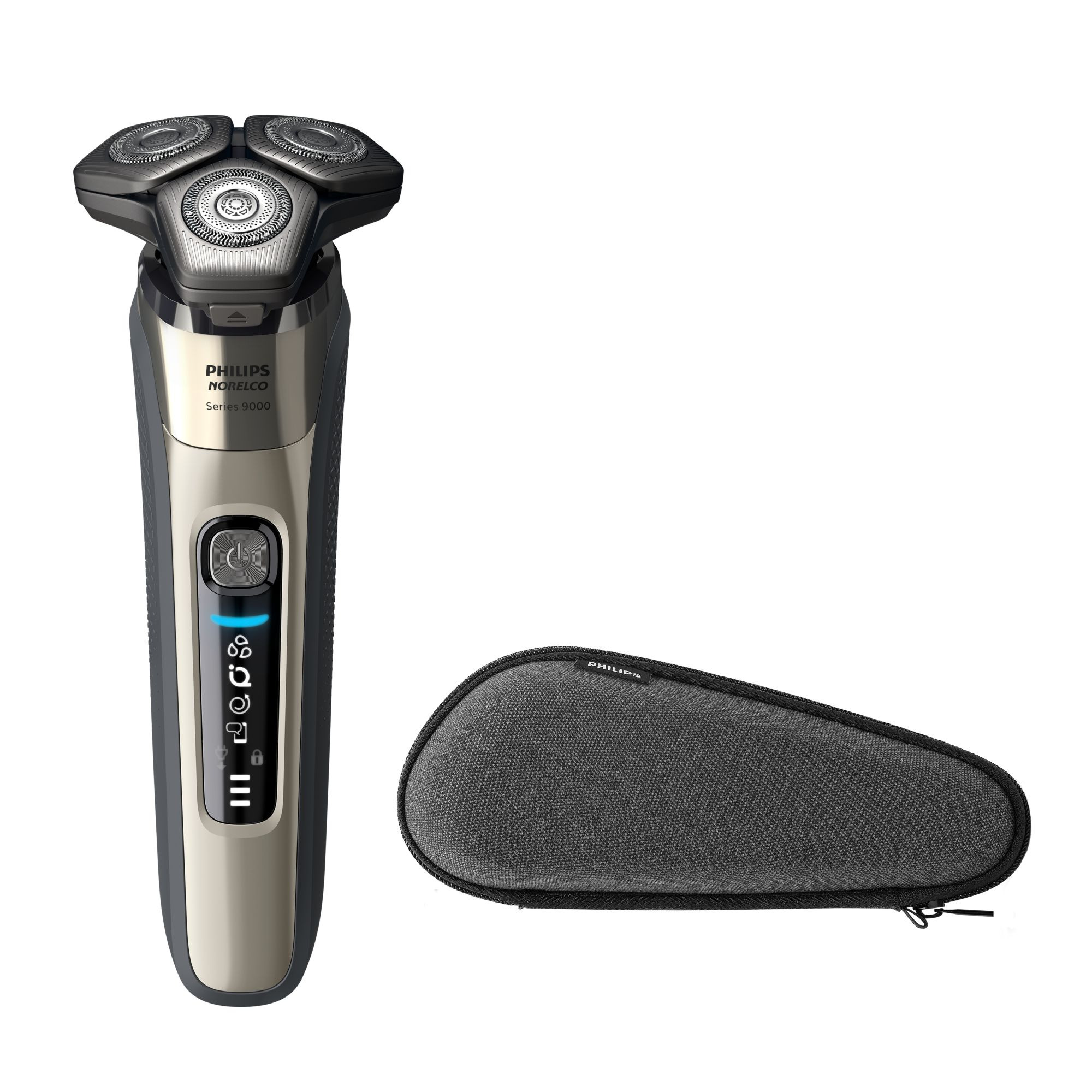 Philips S9502/83 men's shaver Rotation shaver Trimmer Gold, Grey – image 1