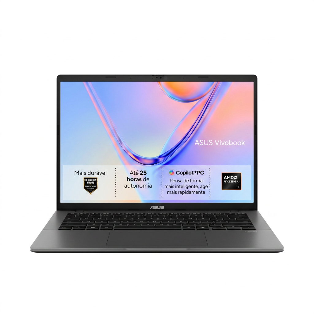 ASUS Vivobook S14 M3407GA-A73AOHDCB2 Copilot+ PC AMD Ryzen™ AI 7 445 Laptop – image 1