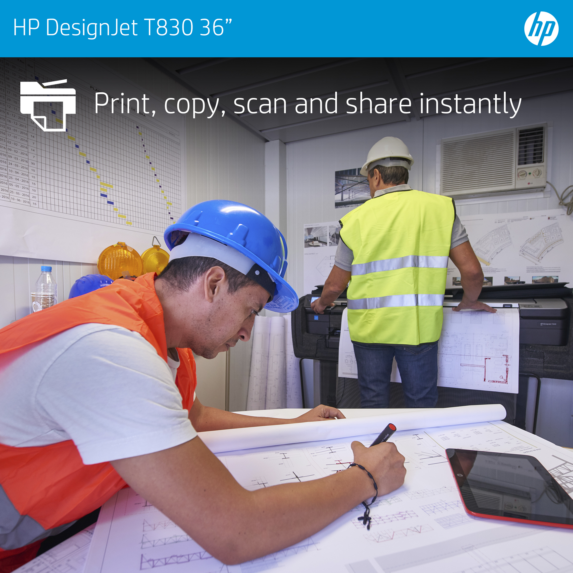 HP DesignJet T830 36-in Multifunction Printer – image 9