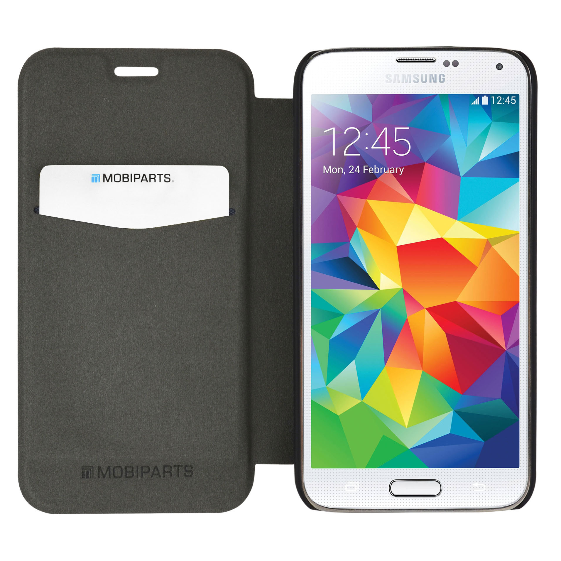 Mobiparts Slim Folio Case Samsung Galaxy S5 Black – image 5