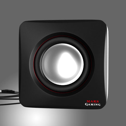Mars Gaming MAS0 loudspeaker Black Wired – image 3