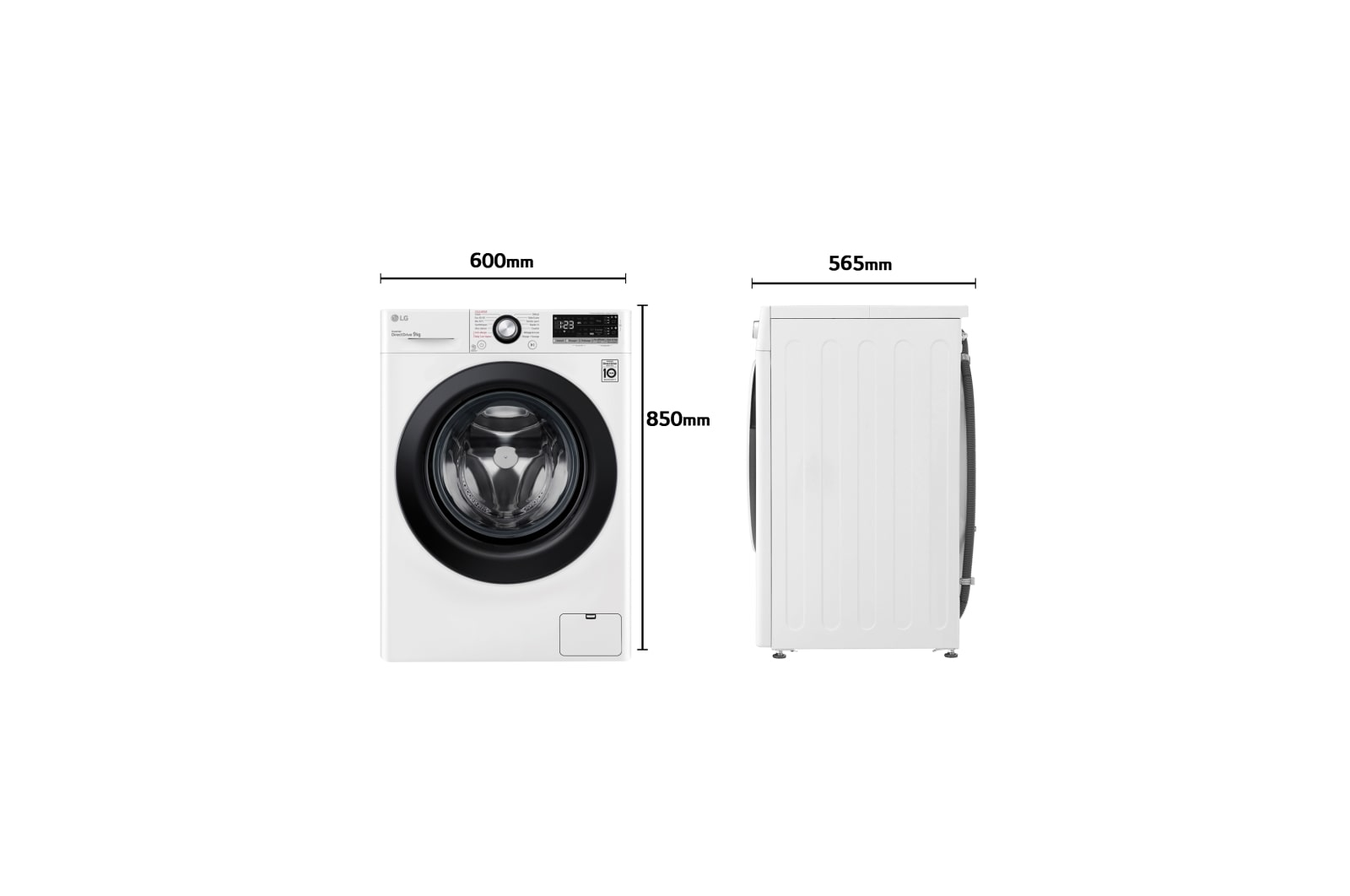 LG F4WV3509S6W washing machine Front-load – image 2