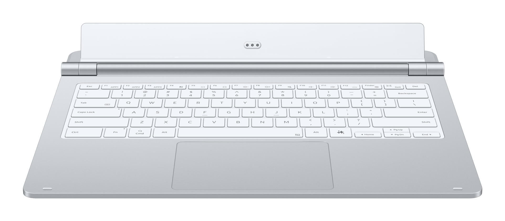 Samsung EF-DX935 QWERTZ German Pogo Pin Silver – image 3