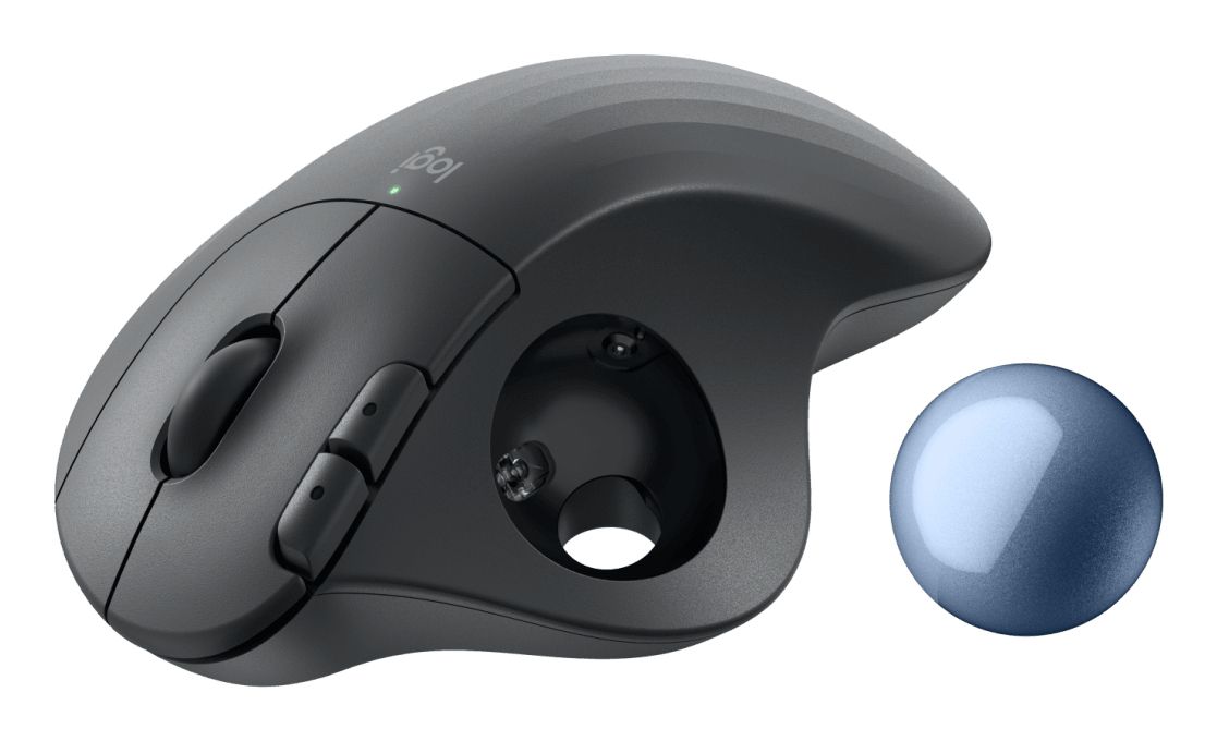 Mouse Logitech ERGO M575S - Inalambrico - USB - Trackball - Grafito - 910-007031 Mouse Logitech ERGO M575S - Inalambrico - USB - Trackball - Grafito - 910-007031