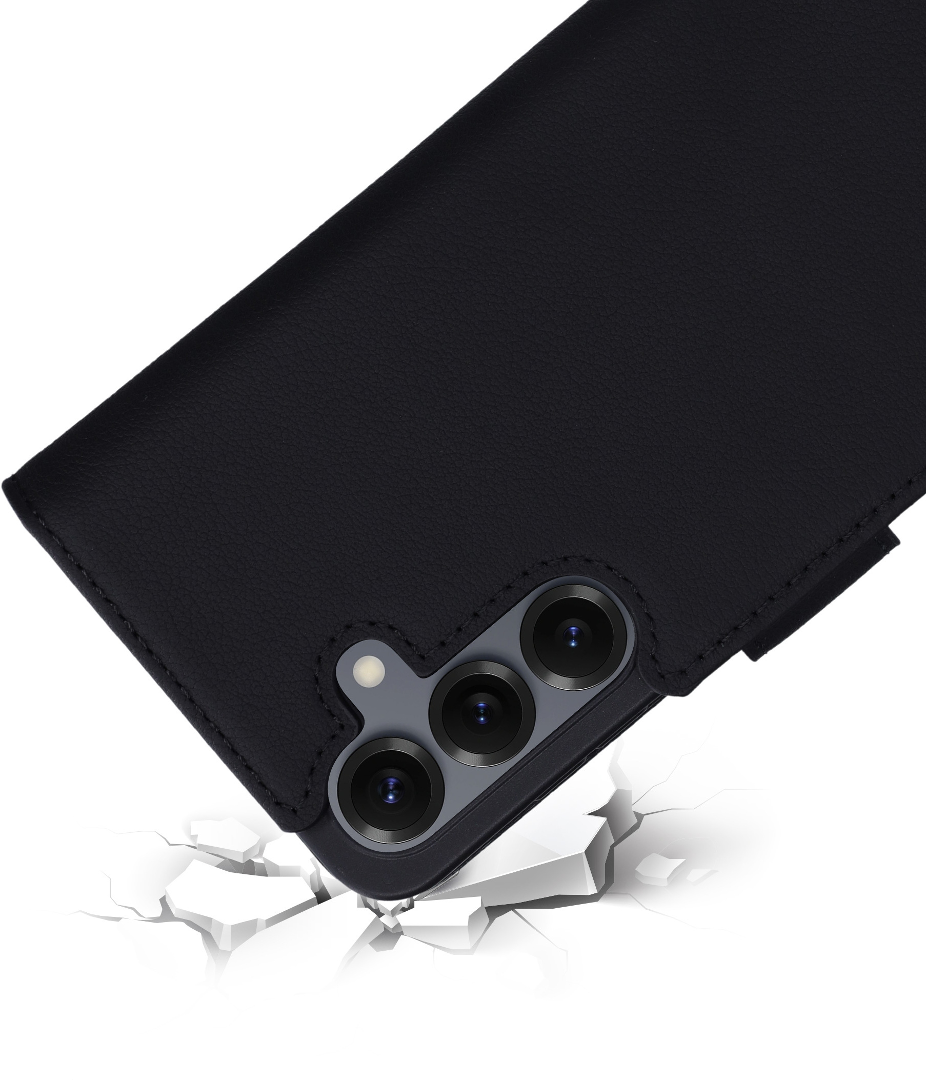 Mobiparts Leather Wallet Case Samsung Galaxy S25 Black – image 2