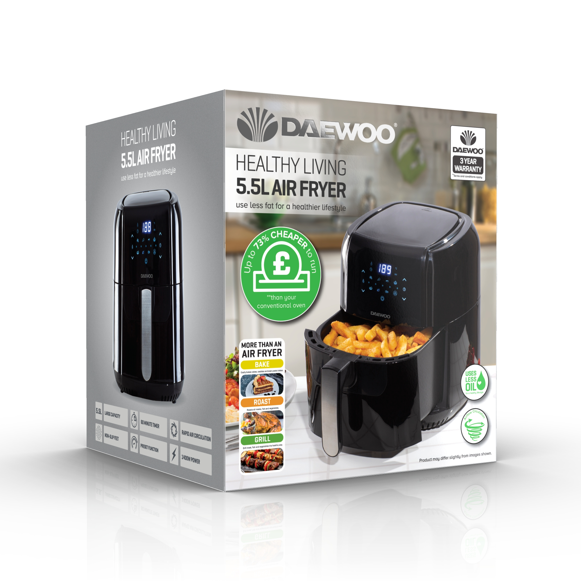 Daewoo SDA1804GE fryer Single – image 1