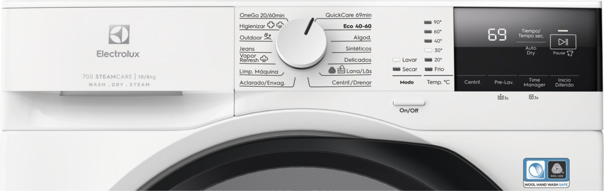 Electrolux EWI7216O2B washer dryer Freestanding Front-load White – image 2