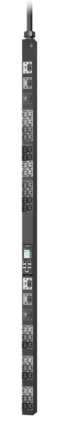 APC APDU11451SW power distribution unit (PDU) 42 AC outlet(s) 0U Black – image 1