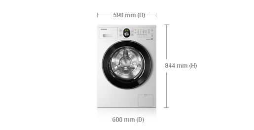 Samsung WF8804ASA washing machine Front-load – image 3
