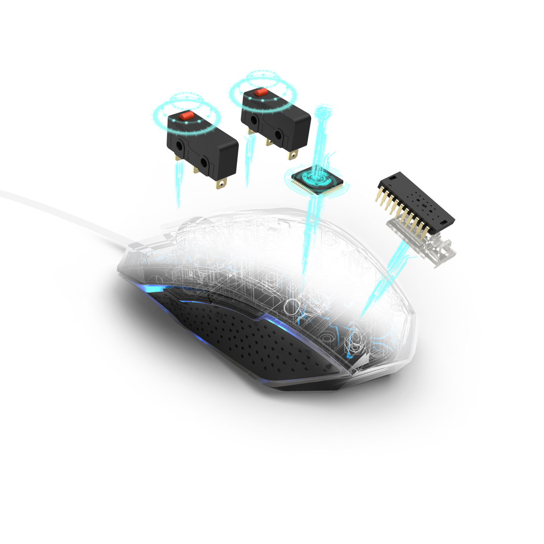 Hama Illuminated² mouse Gaming USB Type-A Optical 3000 DPI – image 3