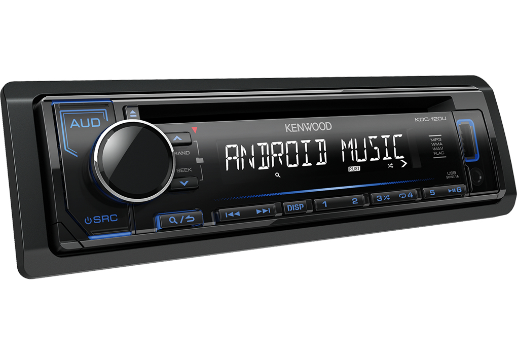 Kenwood KDC-120UB car media receiver Black, Chrome – image 2