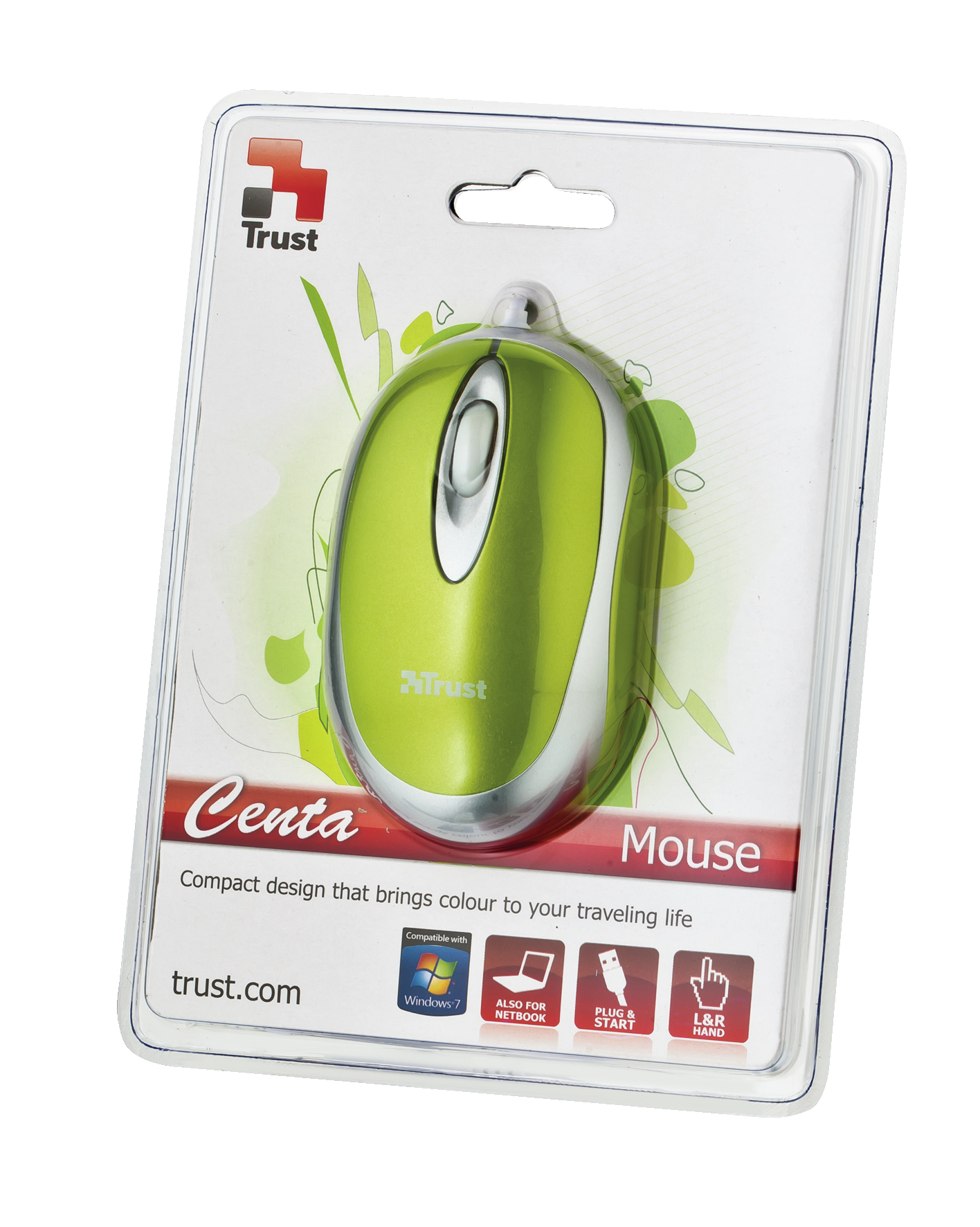 Trust Mini Travel Mouse - Lime – image 3