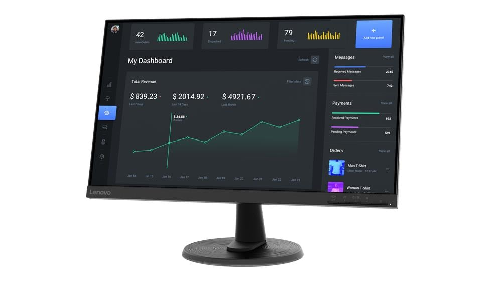 Lenovo D24-40 Monitor – image 2