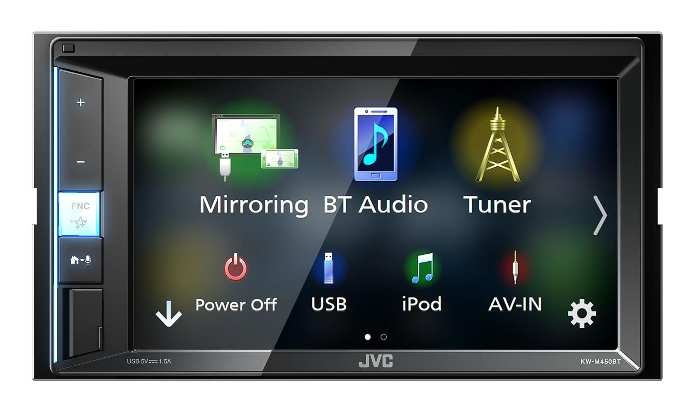 JVC KW-M450BT car media receiver Black – image 1