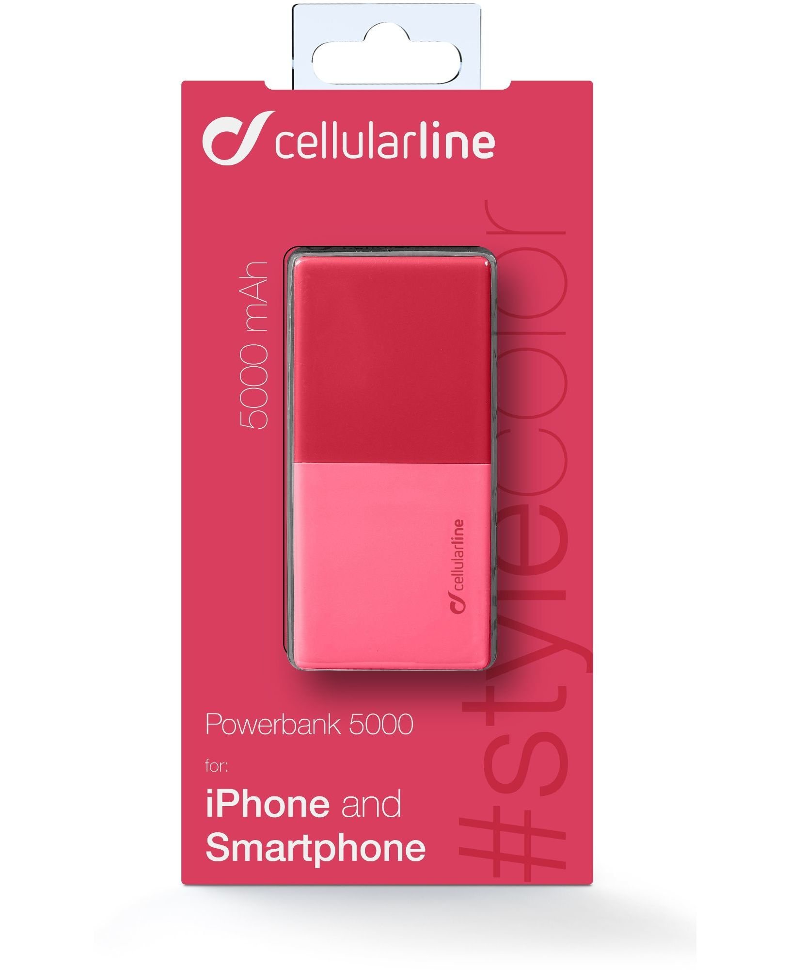 Cellularline Powerbank #Stylecolor 5000 - Universal – image 2