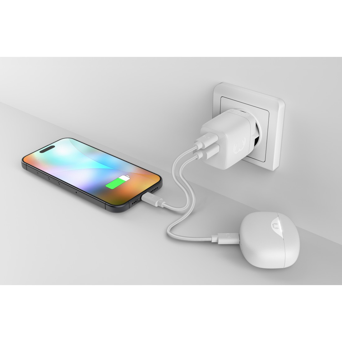 Hama 00232962 mobile device charger Smartphone, Headphones, Headset, Tablet Light grey AC Fast charging Indoor – image 5