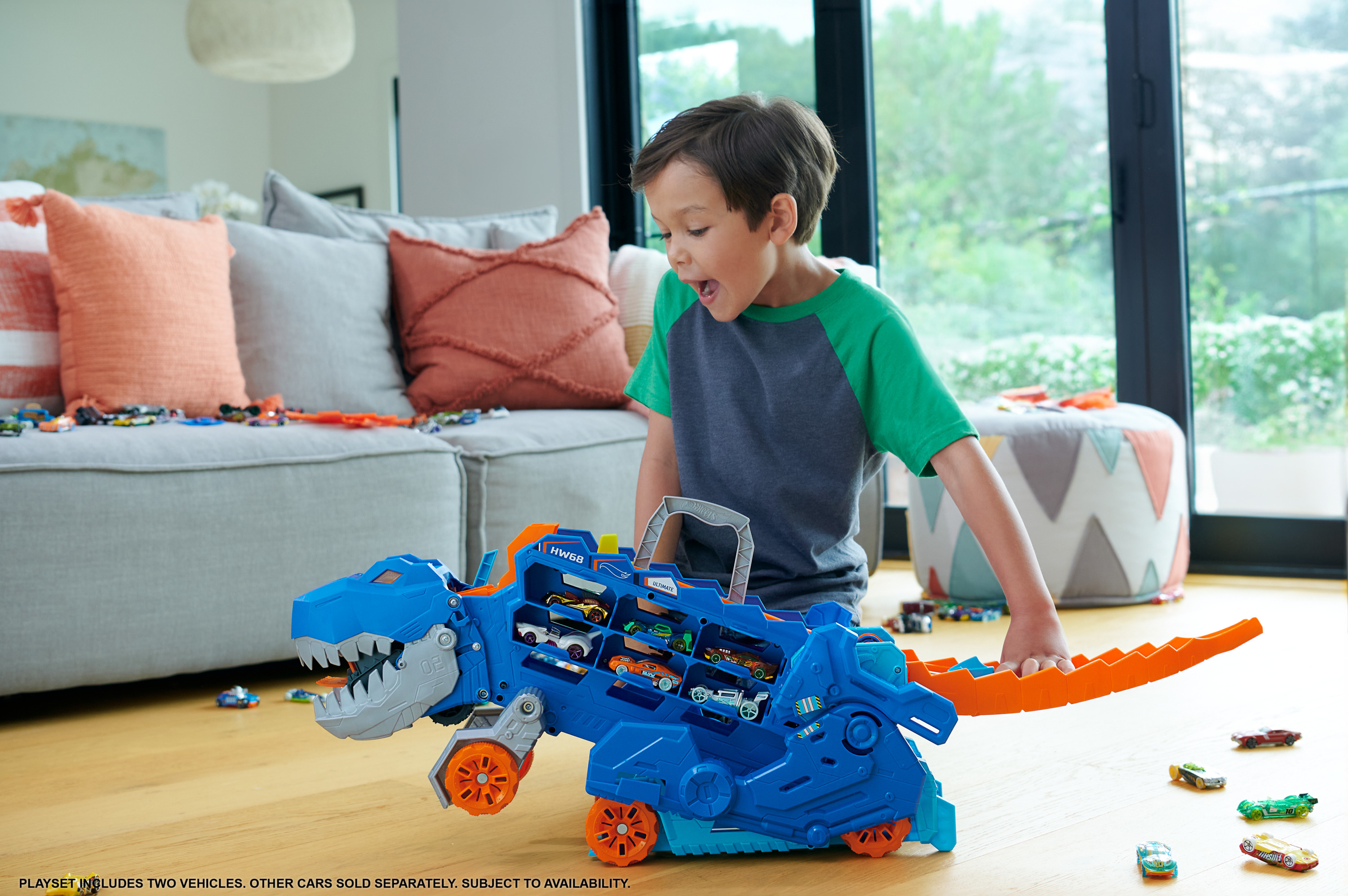 Hot Wheels Ultimativer T-Rex-Transporter