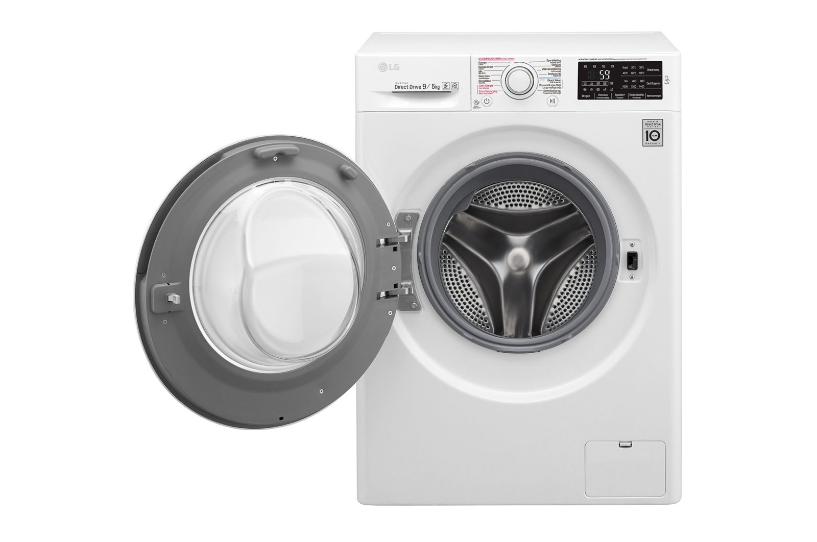 LG F4J7VH2WD washer dryer Freestanding Front-load White – image 4