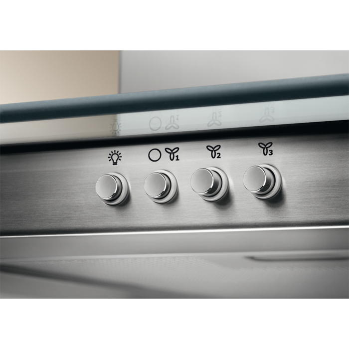 Electrolux LFL219X cooker hood Wall-mounted Stainless steel 603 m³/h – image 2