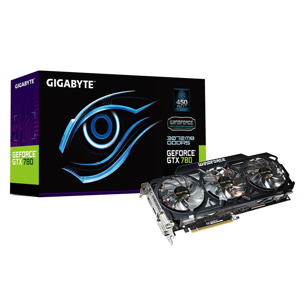 GIGABYTE GV-N780WF3-3GD graphics card NVIDIA GeForce GTX 780 – image 1