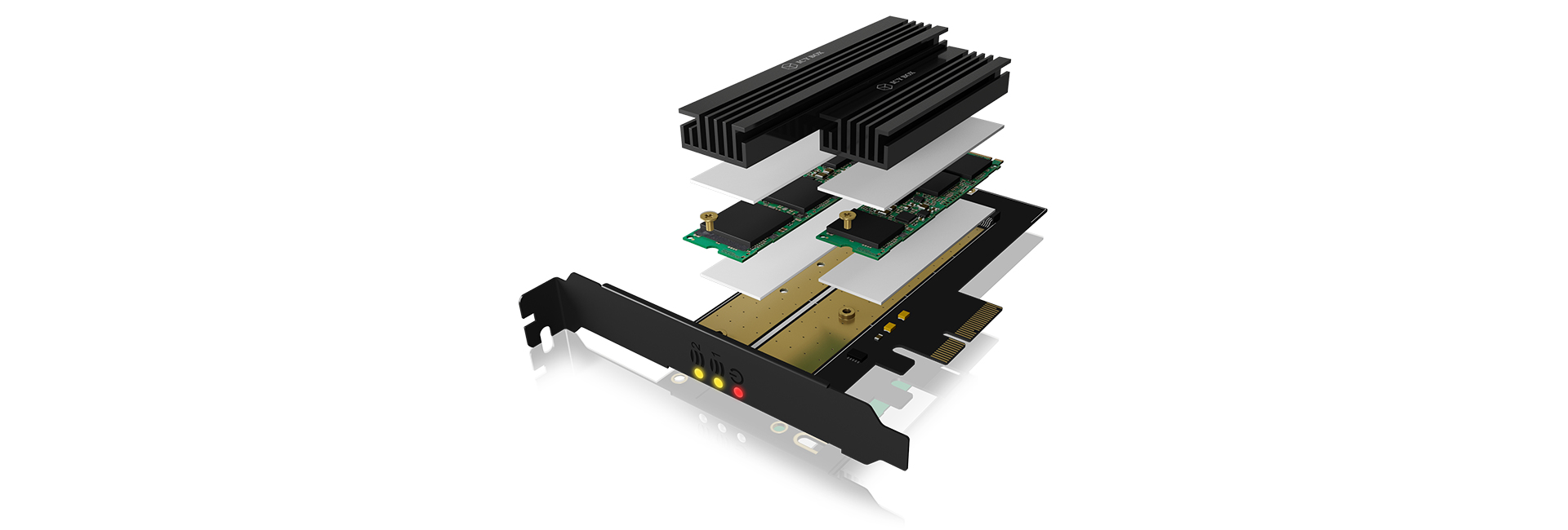 ICY BOX IB-PCI215M2-HSL interface cards/adapter Internal M.2 – image 2