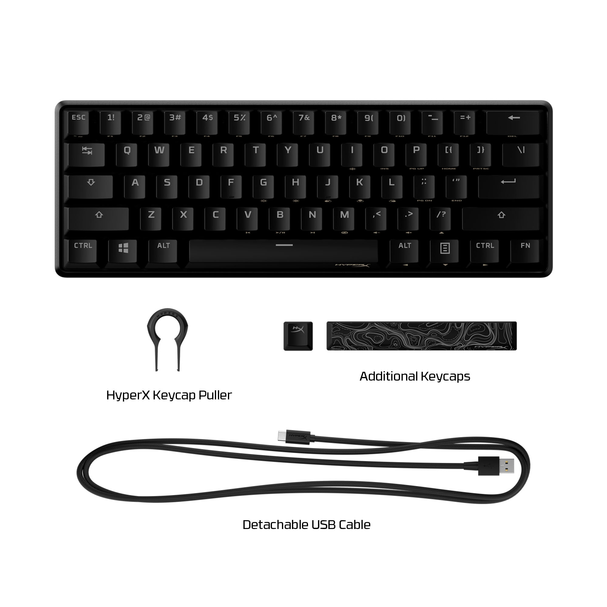 HyperX 60 Alloy Origins AQU Gaming Keyboard – image 5