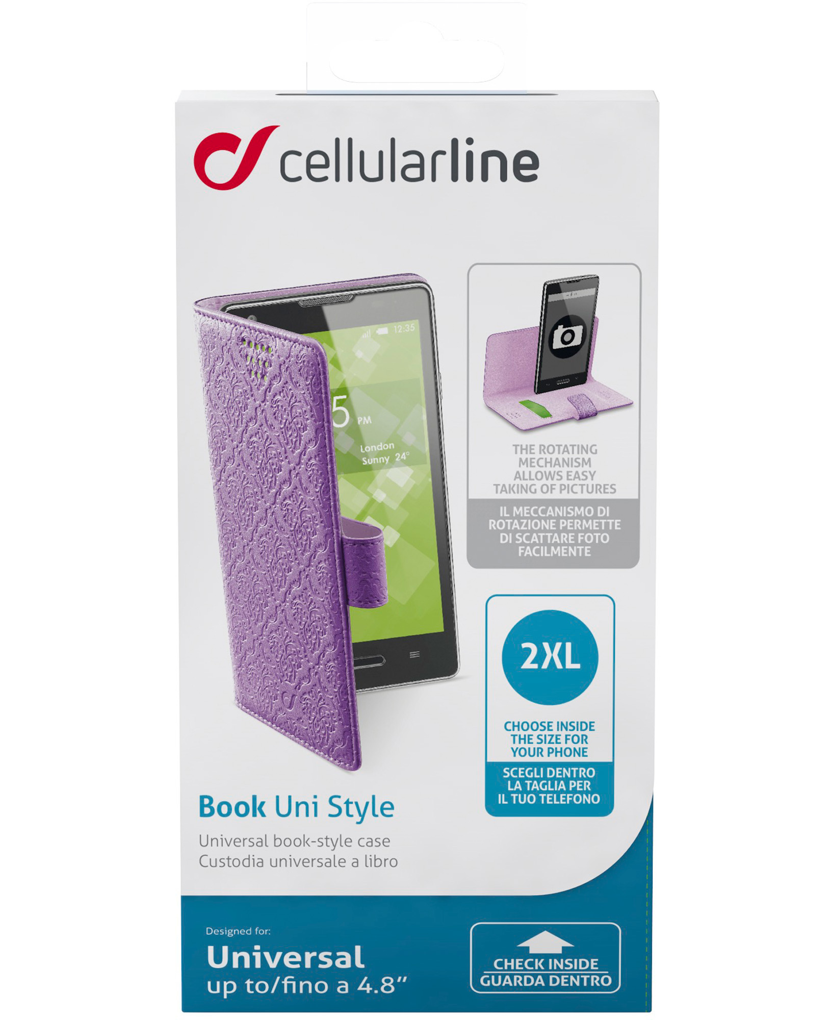 Cellularline Book Uni Style - Smartphones up to 4.8” – image 5