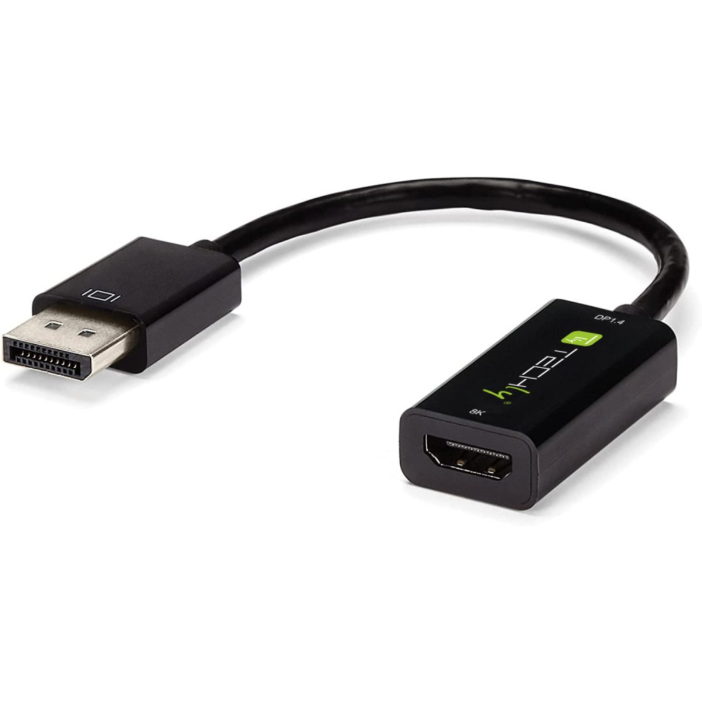 Techly IADAP DP-HDMIF8K cavo e adattatore video 0,2 m DisplayPort HDMI tipo A (Standard) Nero