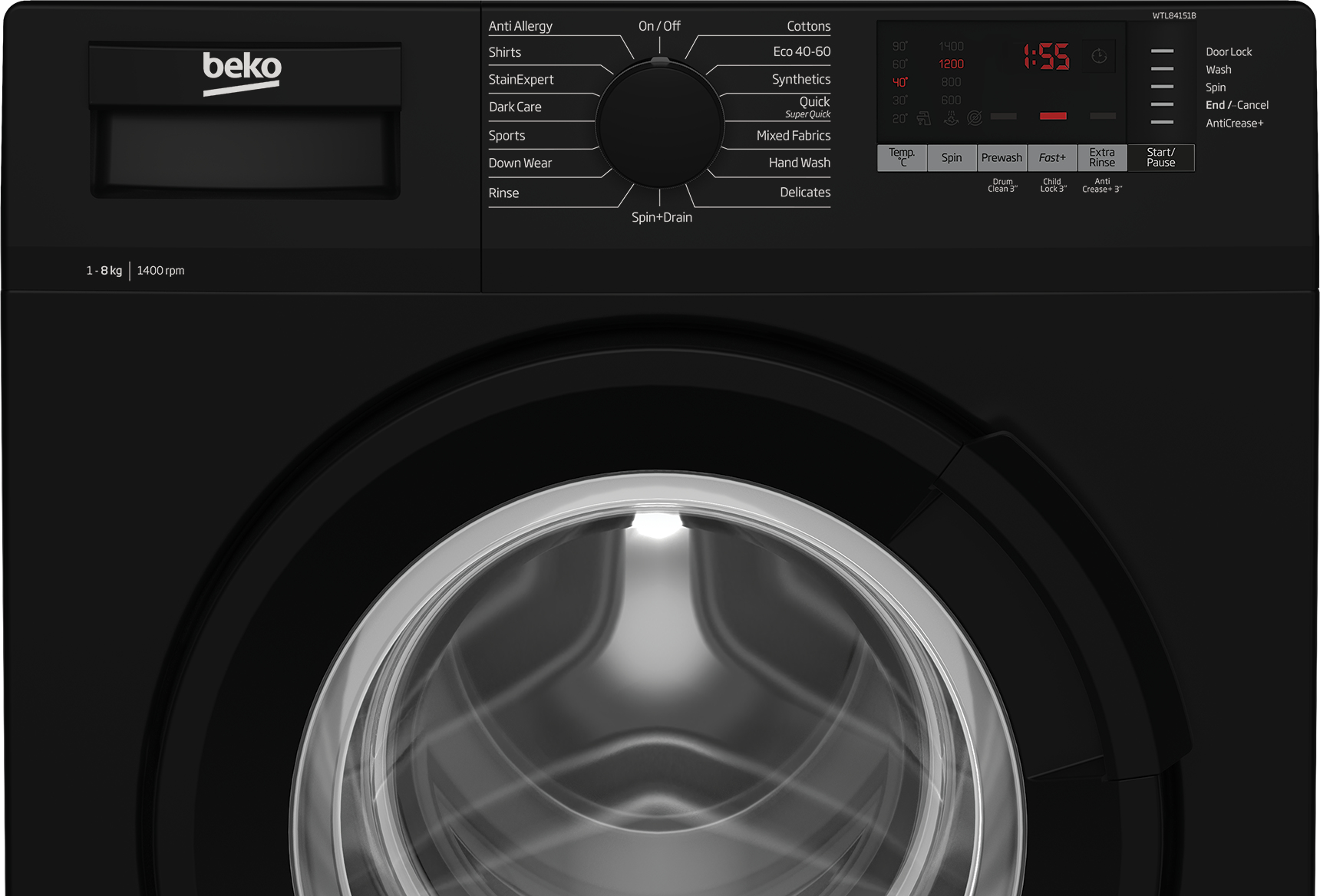 Beko b100 WTL84151B Freestanding – image 4