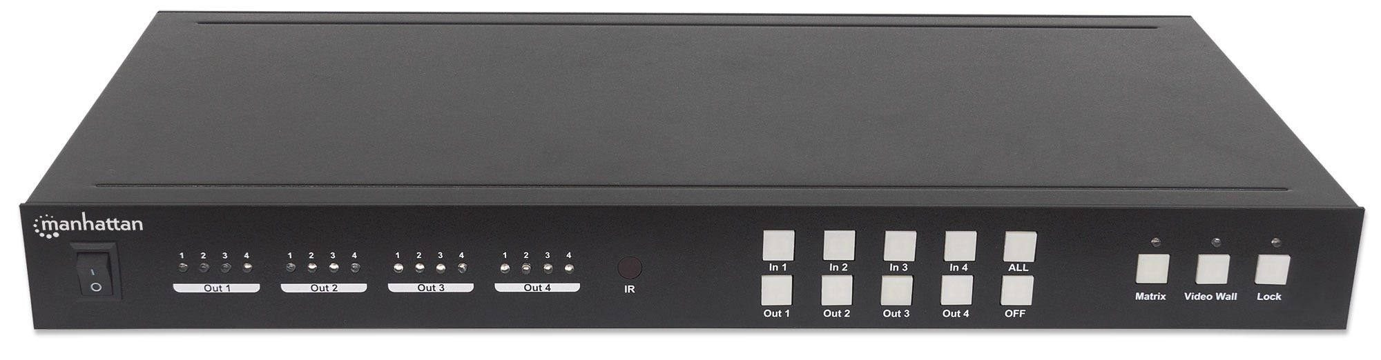 Manhattan 1080p 2x2 4-Display HDMI Video Wall Matrix, Switch/Splitter Matrix, Video Wall Function, Four Inputs and Four Outputs, Manual or GUI Interface, Video – image 4