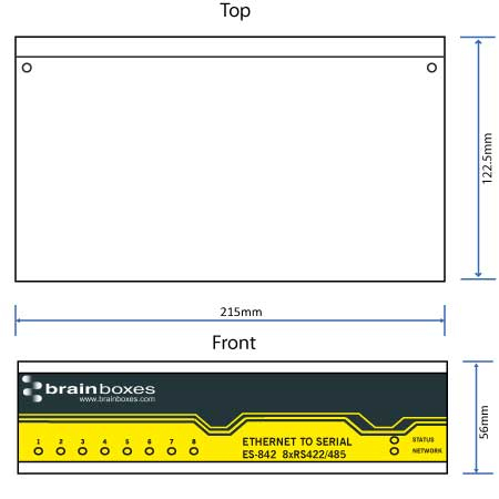 Brainboxes Ethernet 8 Port RS422/485 – image 5