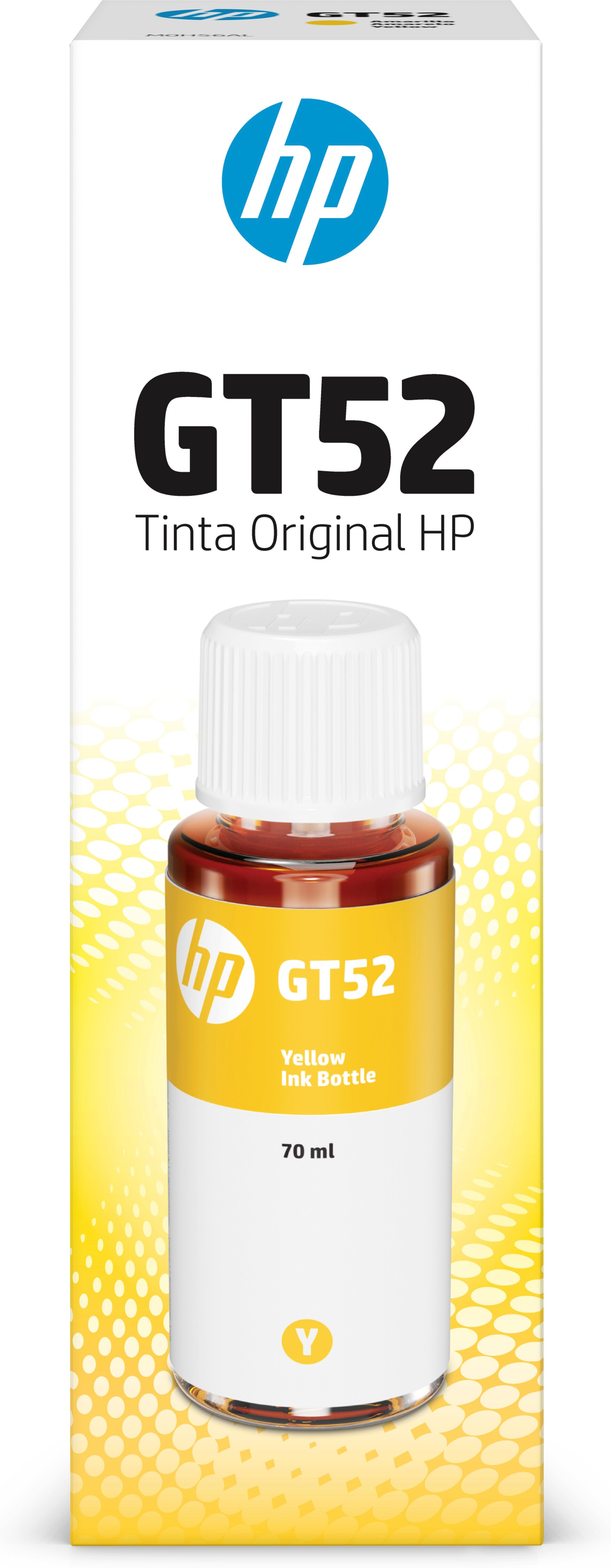 Botella de Tinta HP GT52 - Amarillo - 70 ml - (M0H56AL) - M0H56AL Botella de Tinta HP GT52 - Amarillo - 70 ml - (M0H56AL) - M0H56AL