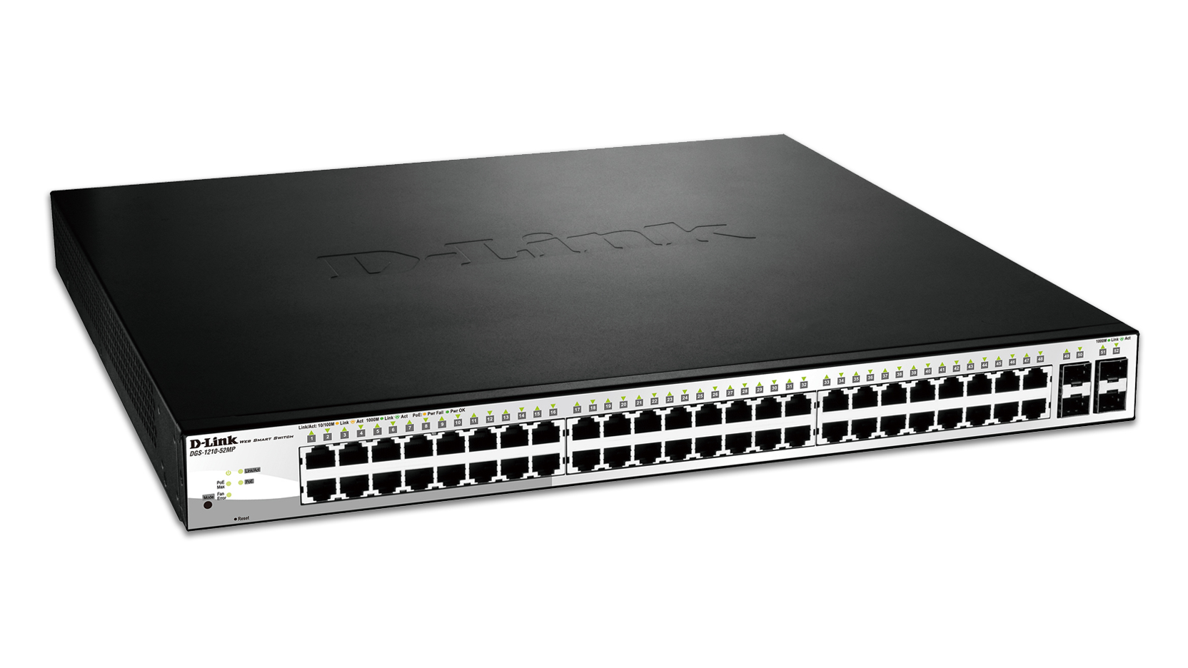 D-LINK 52-Port Layer2 Smart Managed 48x PoE Gigabit Switch dlink green 3.0...
