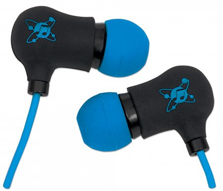 Manhattan Nova Headset Wired In-ear Calls/Music Black, Blue – image 2