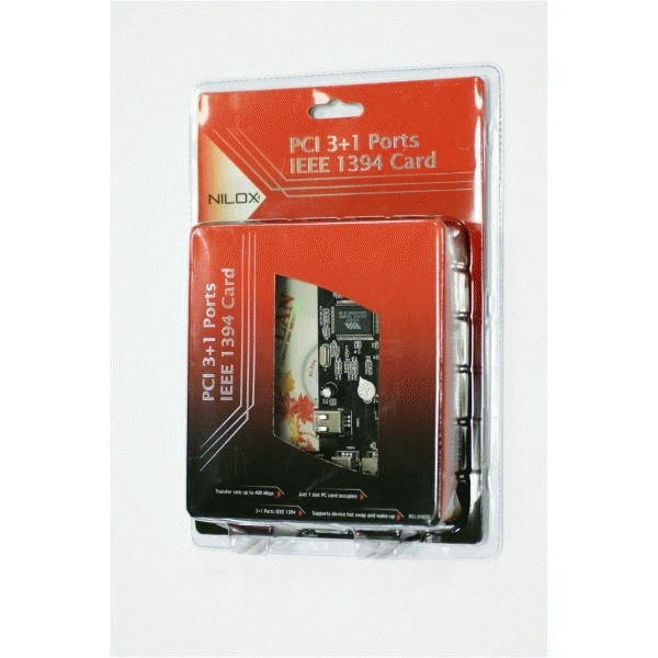 Nilox SCHEDA PCI 3 1 PORTE FIREWIRE – image 2