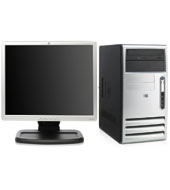 HP dx5150 Microtower PC (EJ812ET) and 19" Monitor