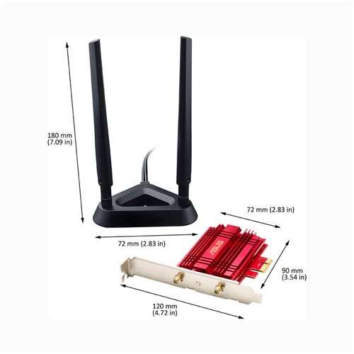 ASUS PCE-AC56 network card Internal WLAN 1300 Mbit/s – image 6