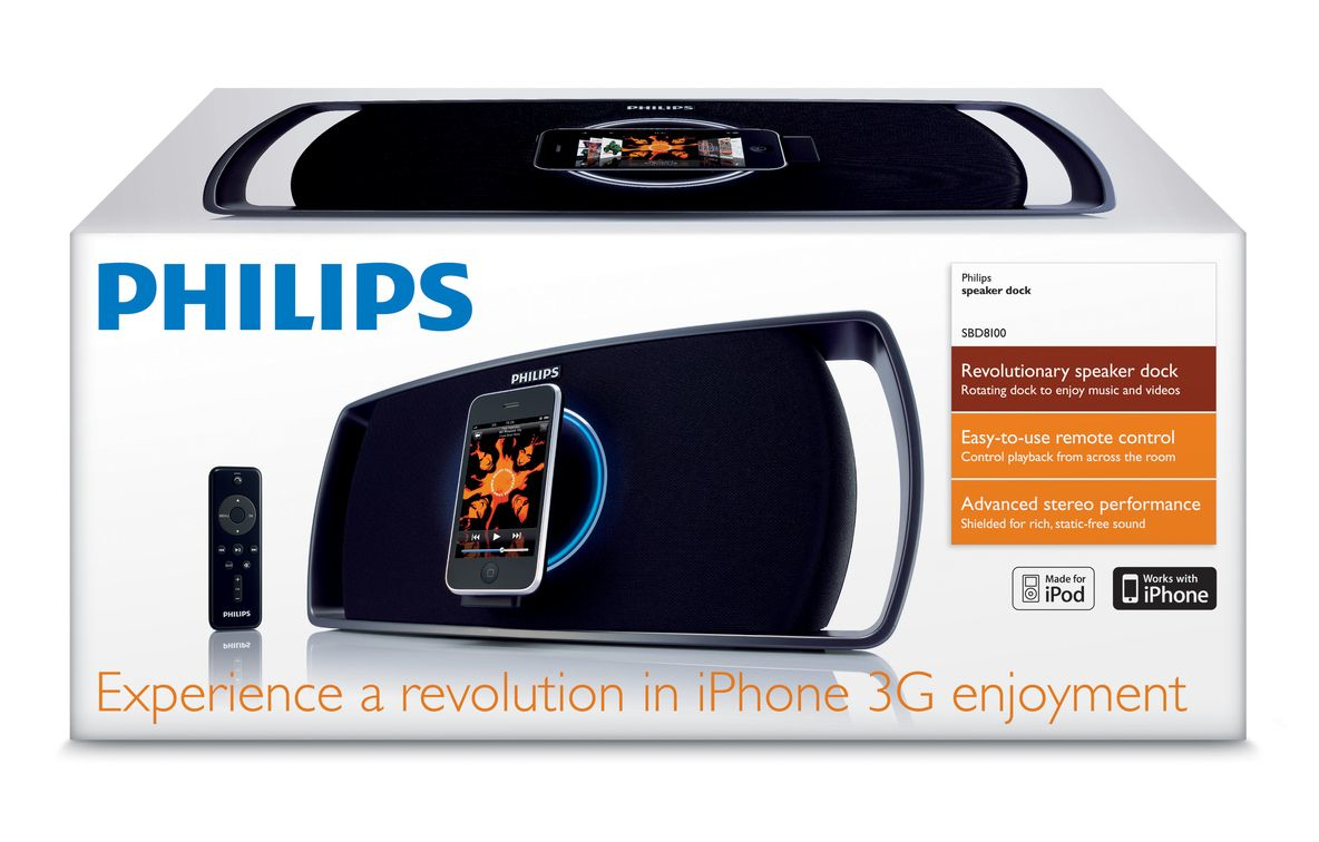 Philips SBD8100/37 docking speaker 2.0 channels – image 2