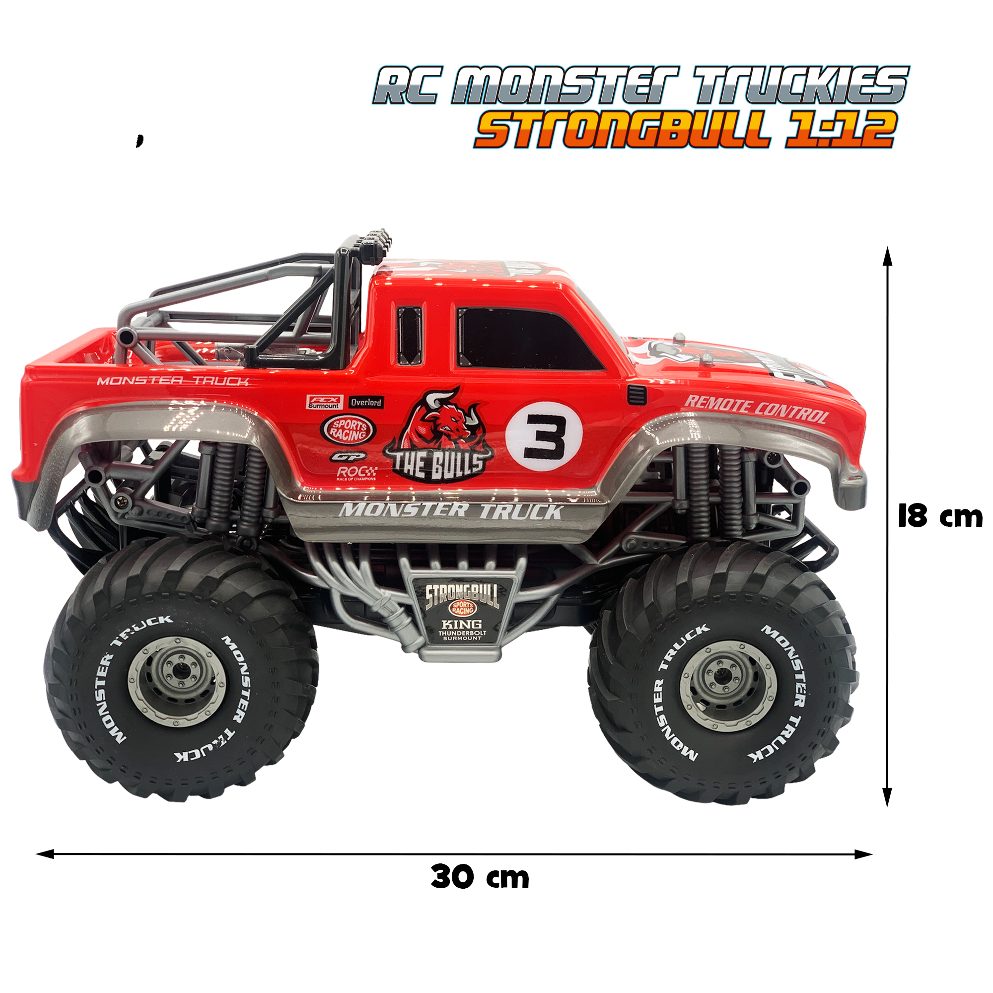 Gear2Play TR41621 Radio-Controlled (RC) model Monster truck Electric engine 1:12 – image 3