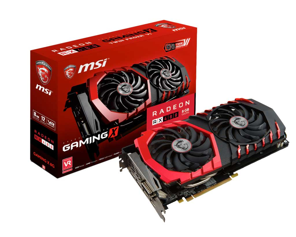 MSI Radeon RX 480 GAMING X 8G