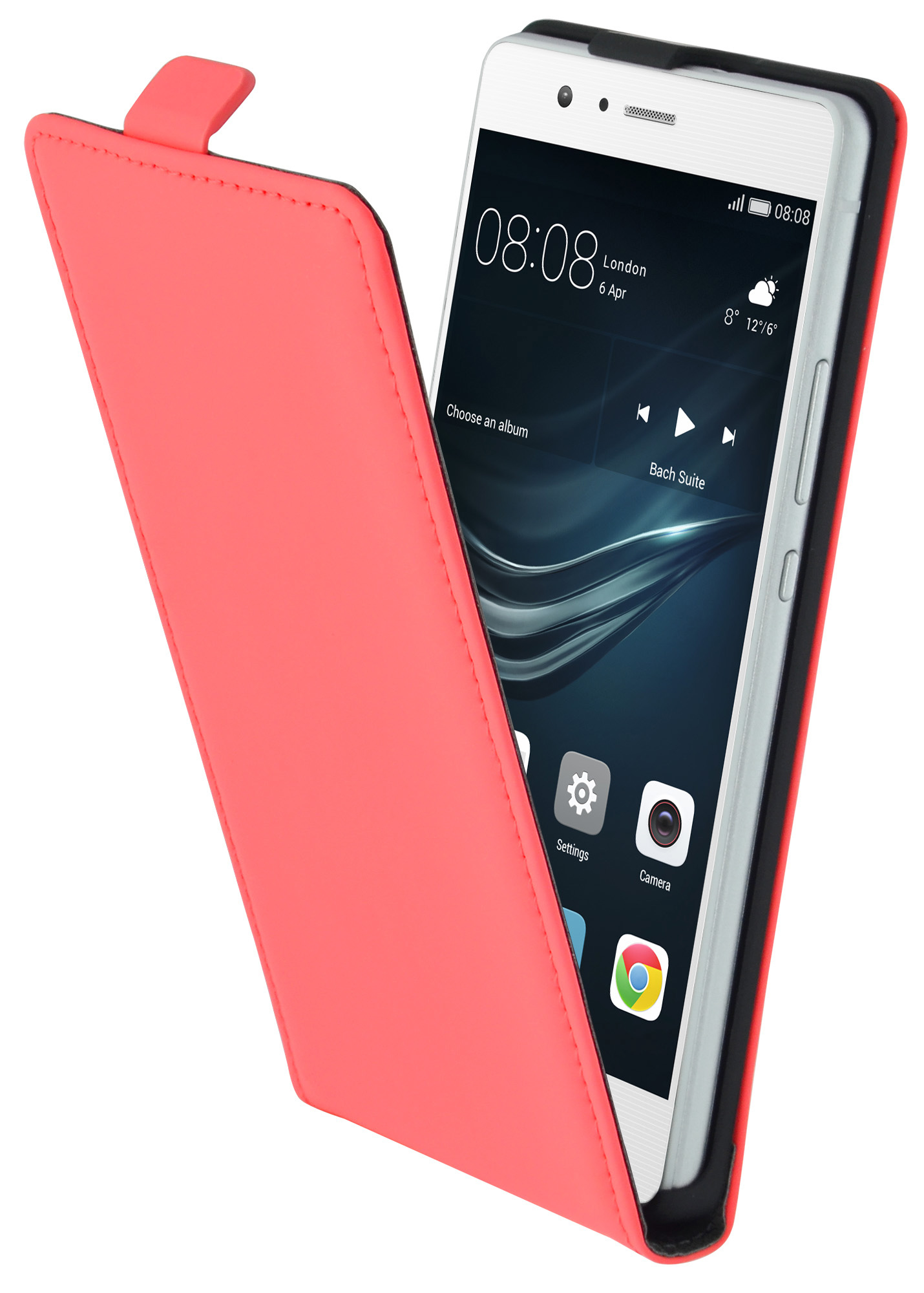 Mobiparts Premium Flip Case Huawei P9 Lite Peach Pink