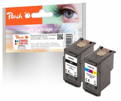 Peach Patrone Canon PG-560/ CL-561XL MultiPack remanufactured Patronen Canon