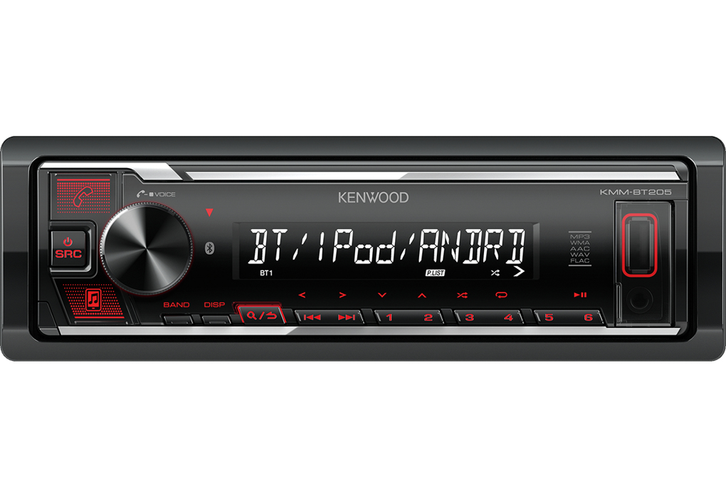 Kenwood KMM-BT205 car media receiver Black – image 1